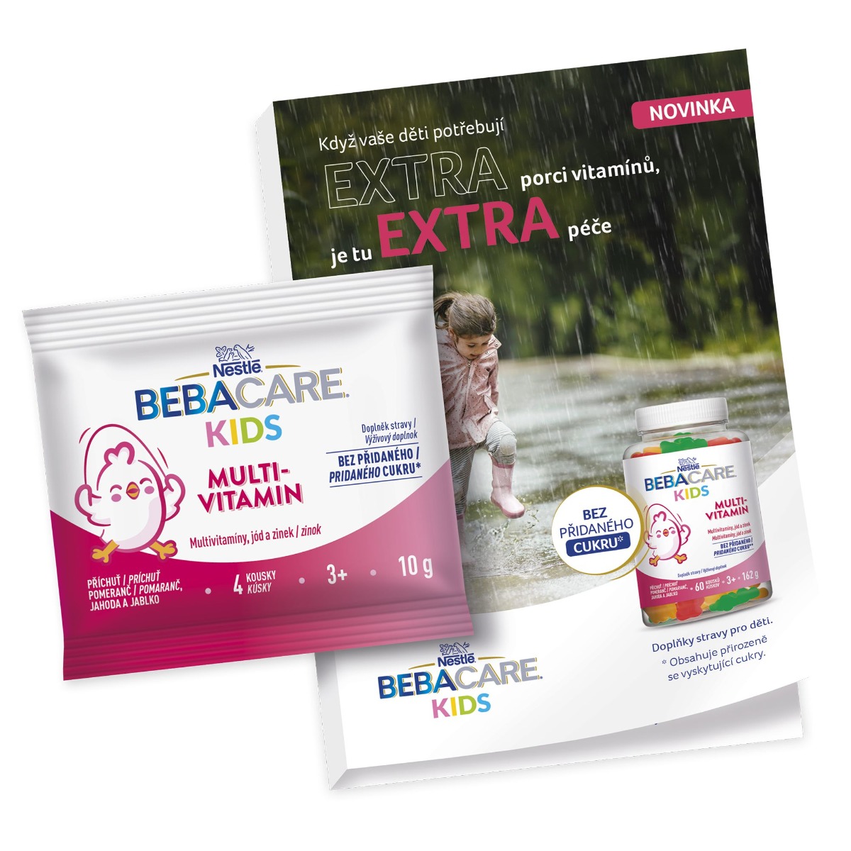BEBACARE Kids MULTIVITAMIN gummies 4 ks vzorek BEBACARE