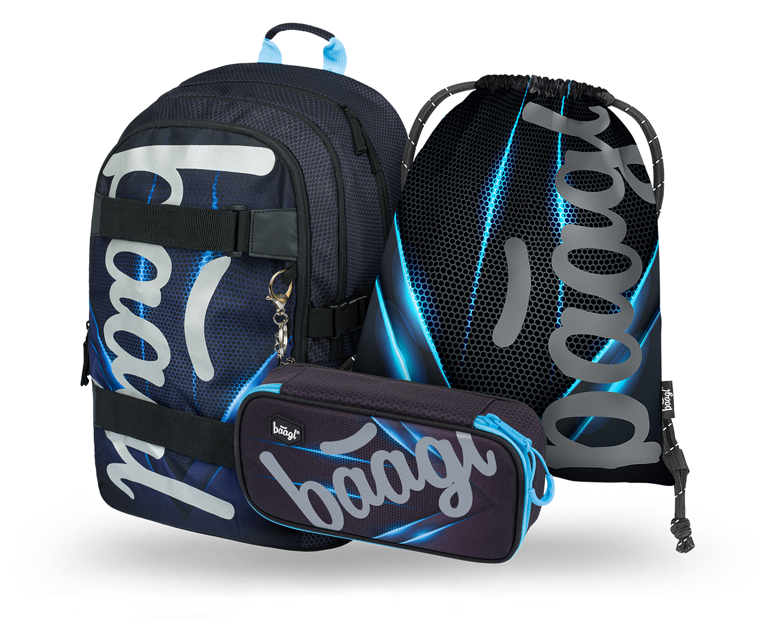 Baagl 3 SET Skate Bluelight: batoh