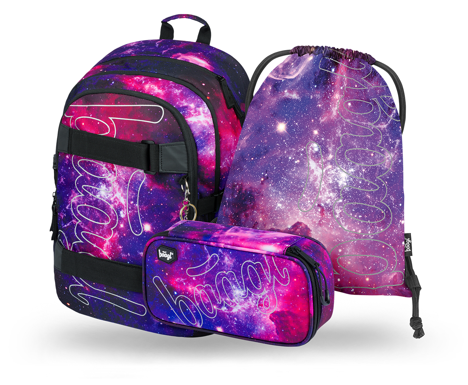 Baagl 3 SET Skate Galaxy: batoh