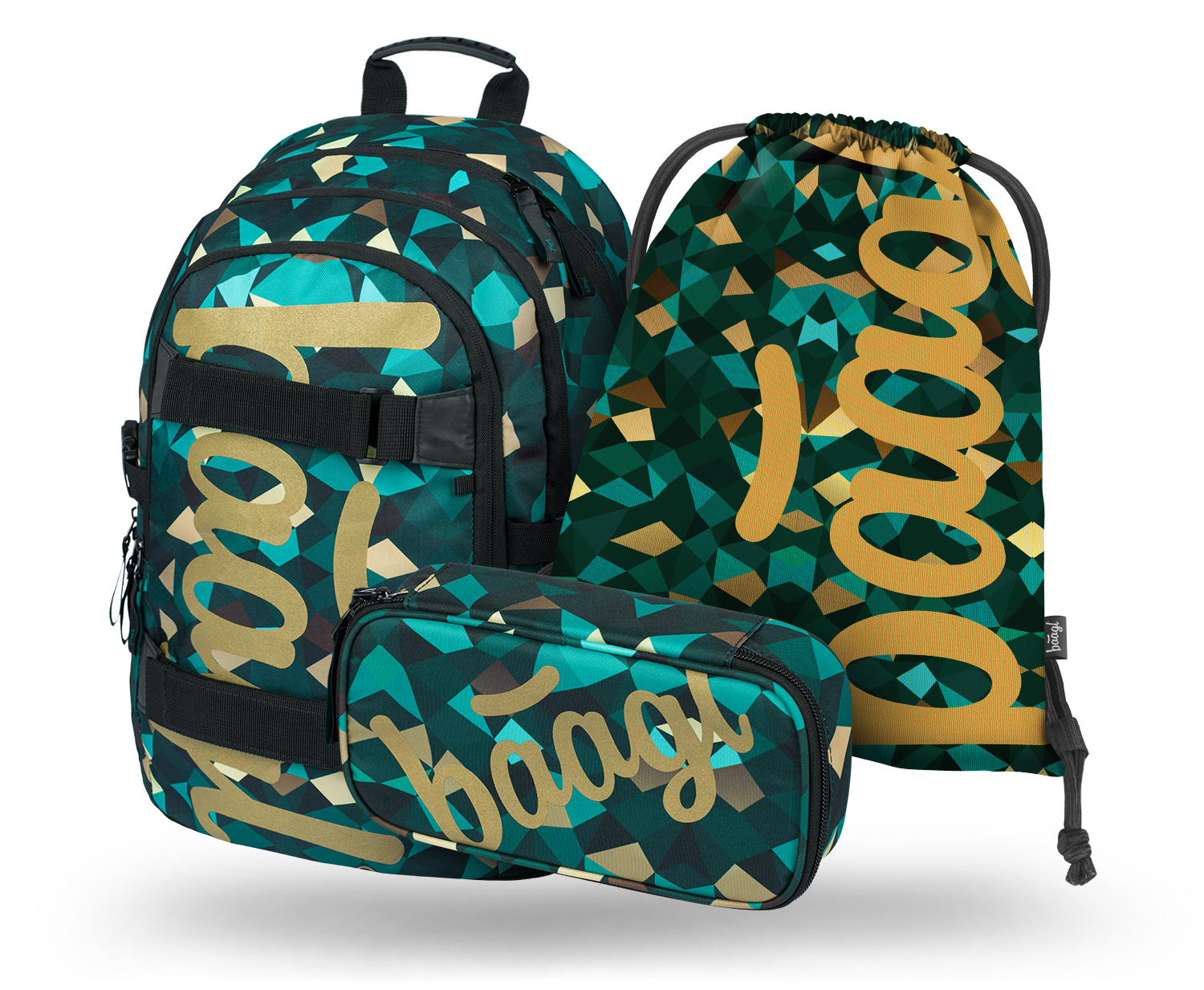 Baagl 3 SET Skate Polygon: batoh