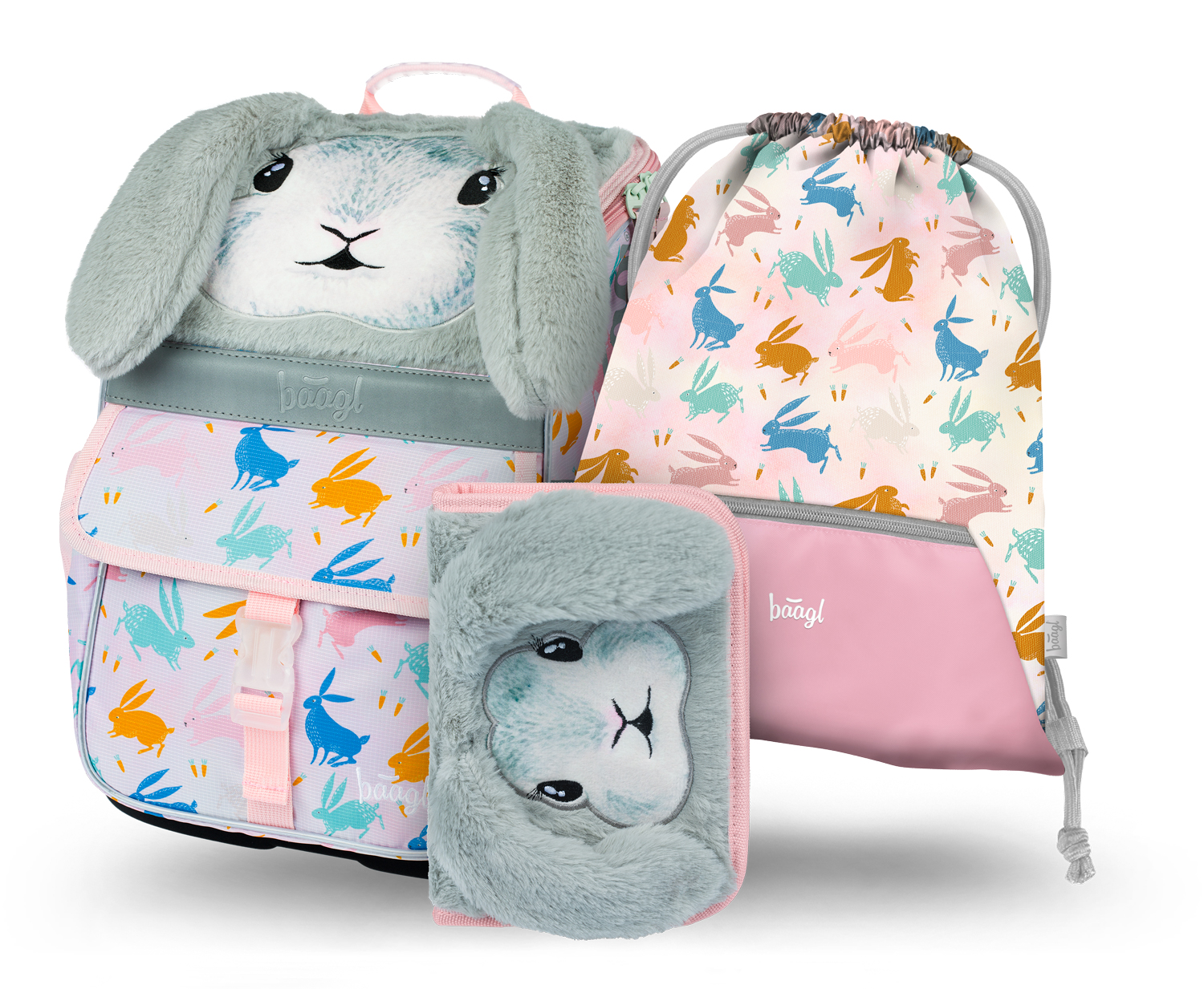 Baagl 3 SET Zippy Bunny: aktovka