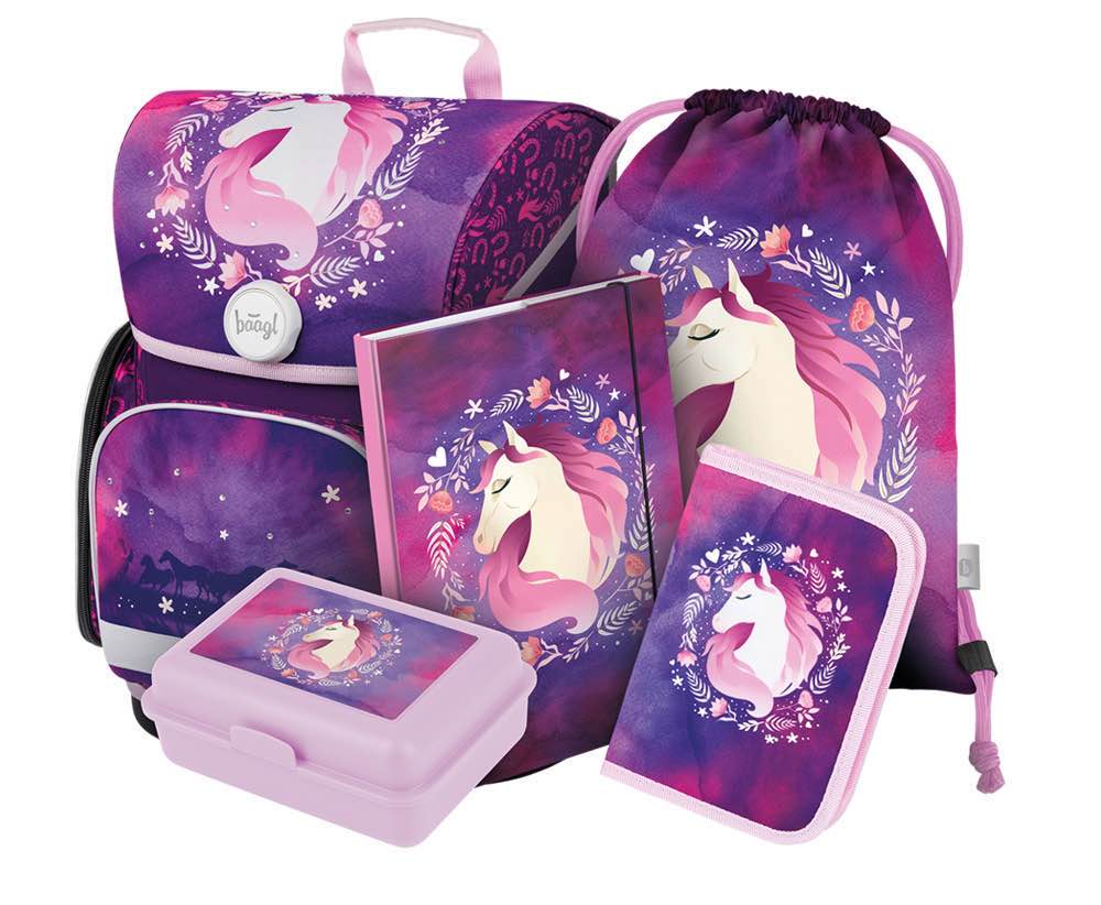 Baagl 5 SET Ergo Kůň: aktovka