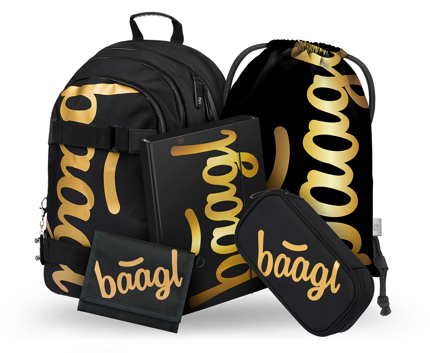 Baagl 5 SET Skate Gold: batoh