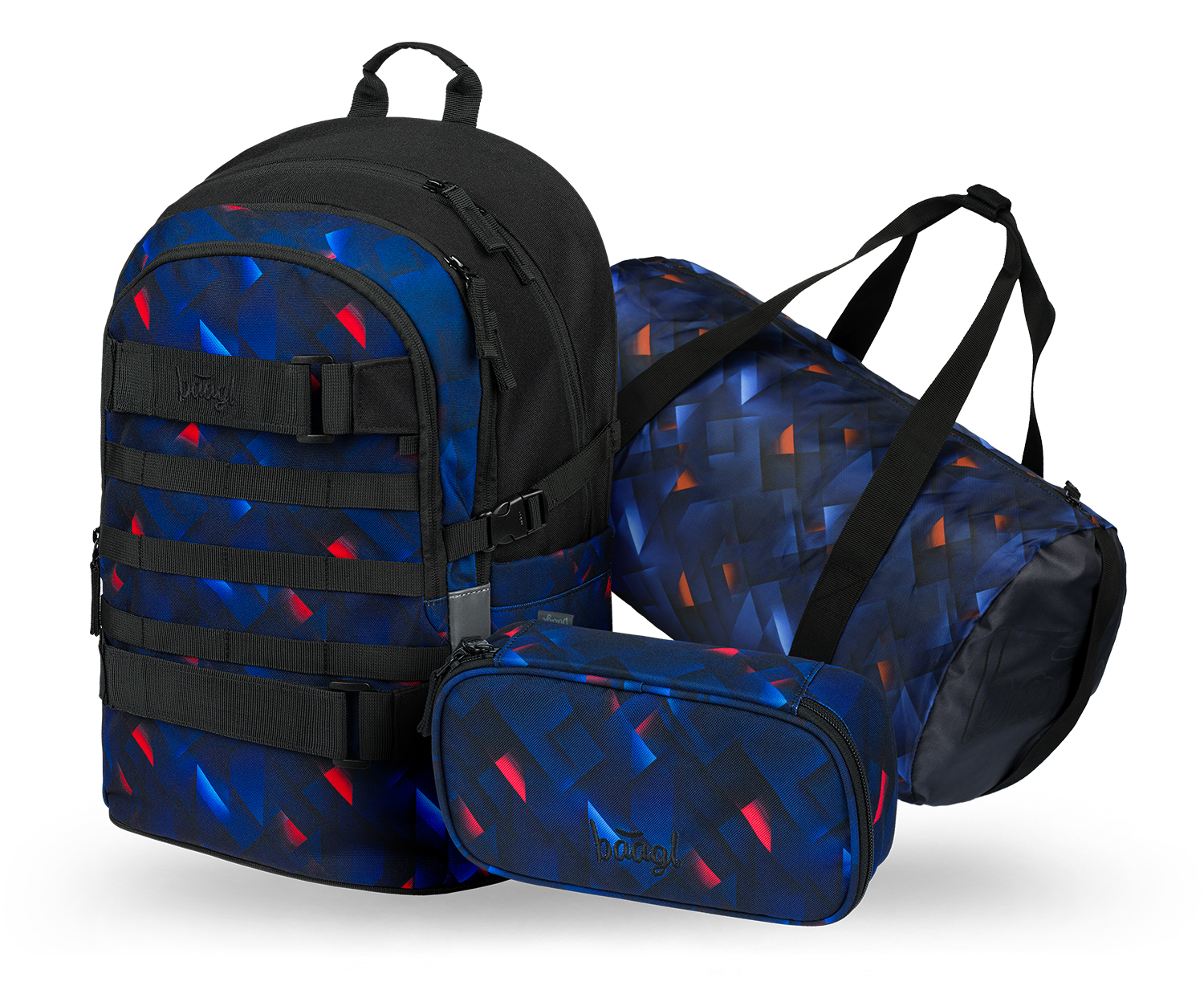 Baagl SET 3 Skate Indigo: batoh