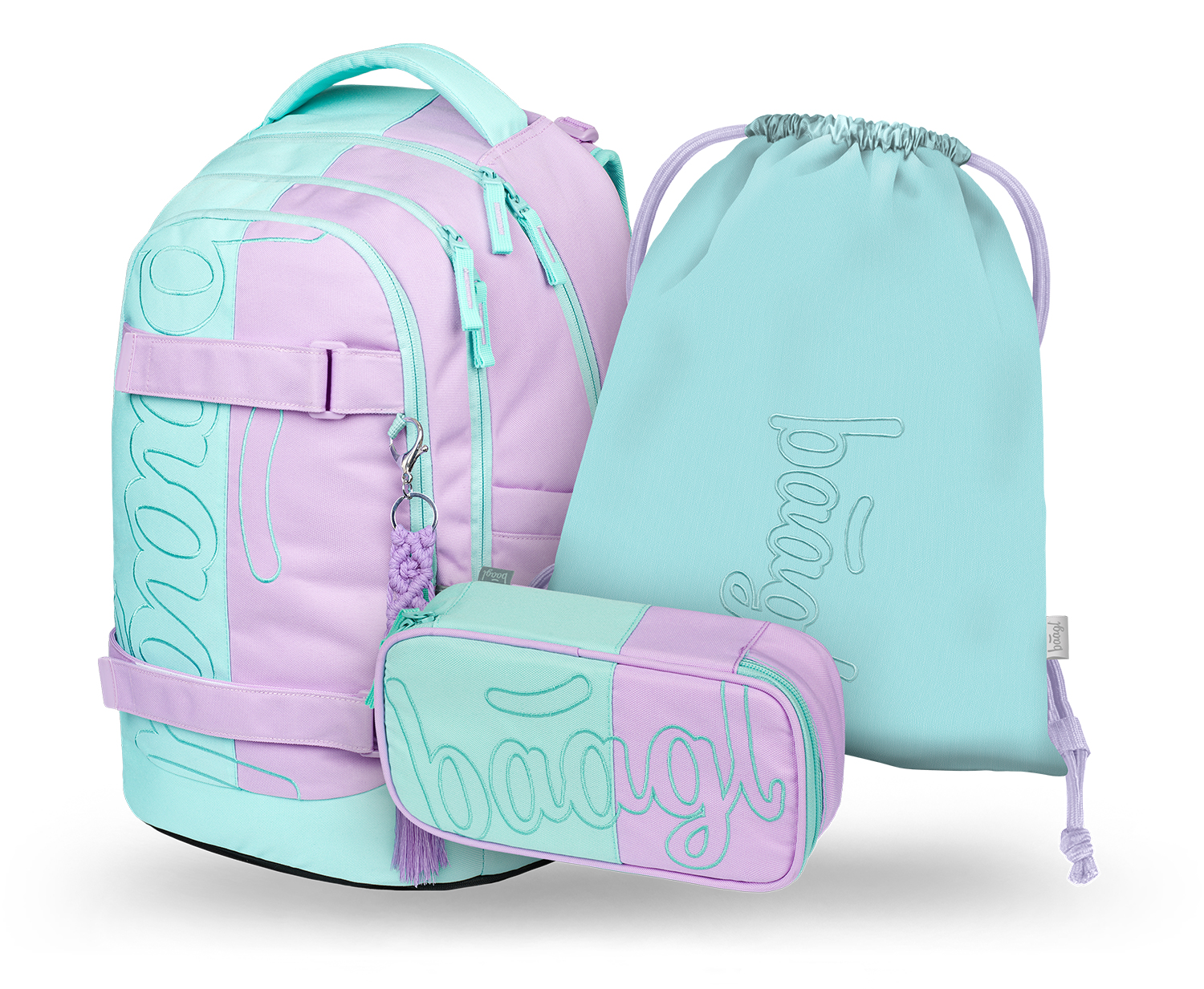 Baagl SET 3 Skate max Sweet: batoh