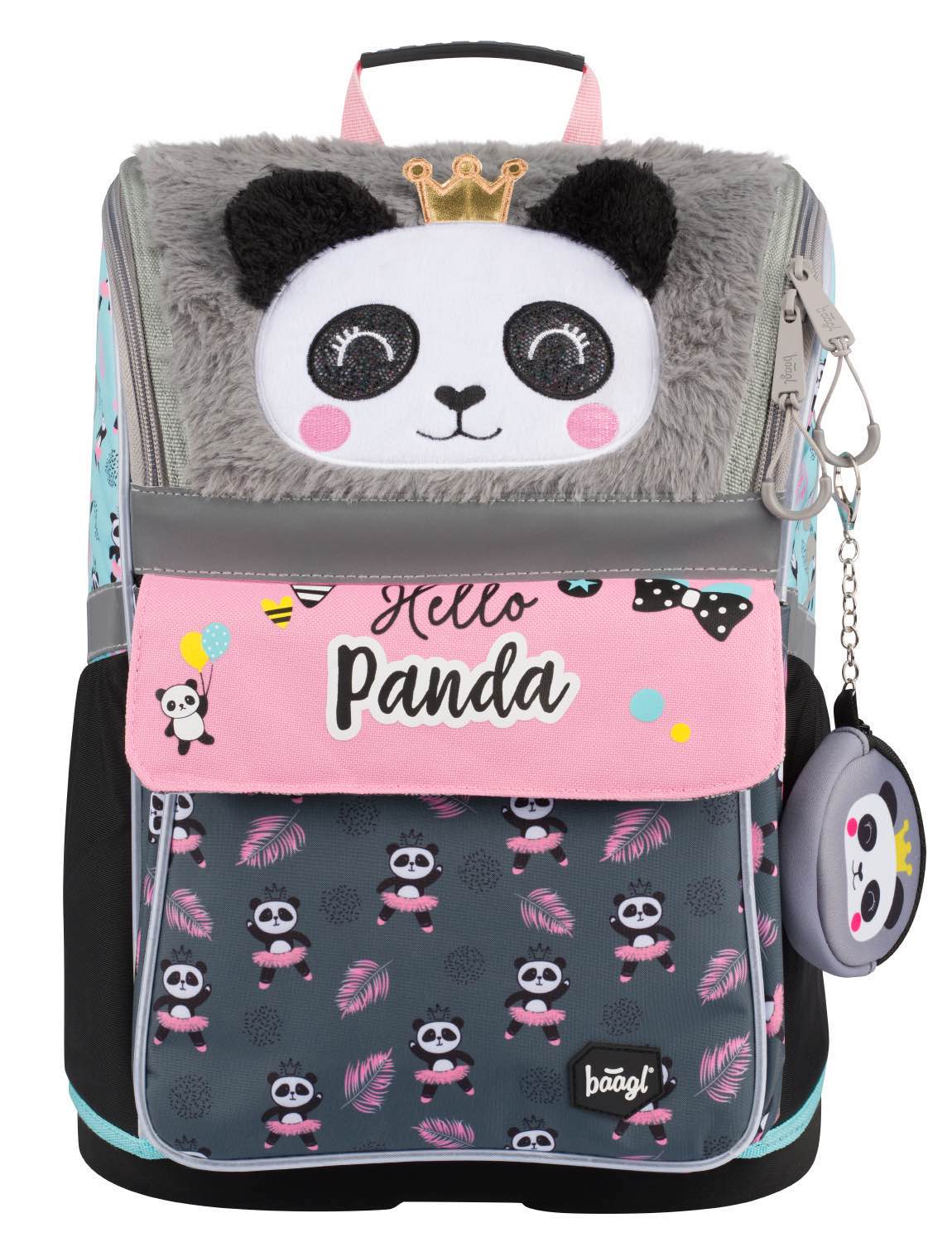 Baagl Školní aktovka Zippy Panda Baagl