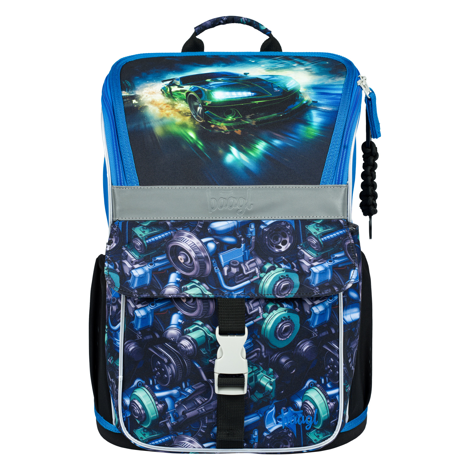 Baagl Školní aktovka Zippy Závodní auto Baagl