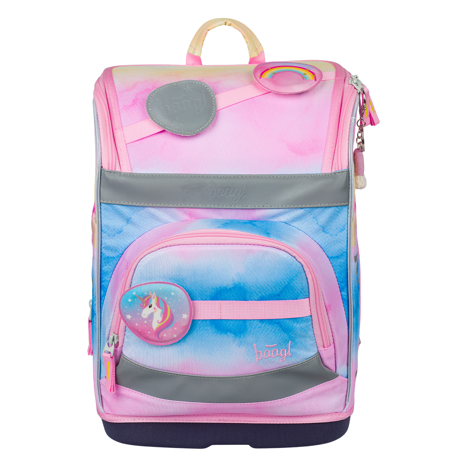 Baagl Školní aktovka Zippy plus Rainbow Unicorn Baagl