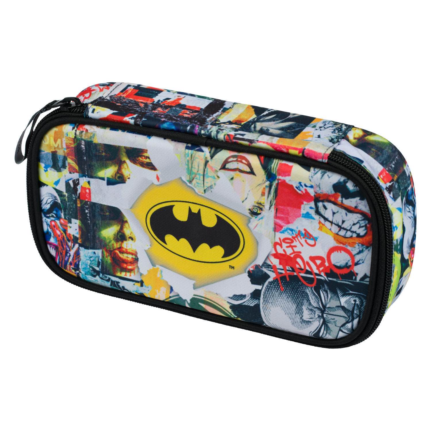 Baagl Školní penál etue Skate Batman Komiks Baagl
