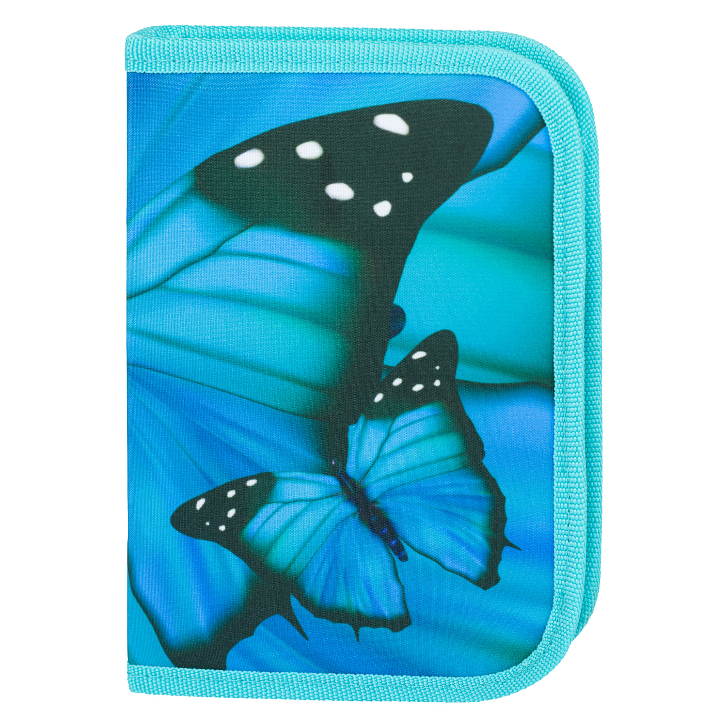 Baagl Školní penál jednopatrový Butterfly Baagl
