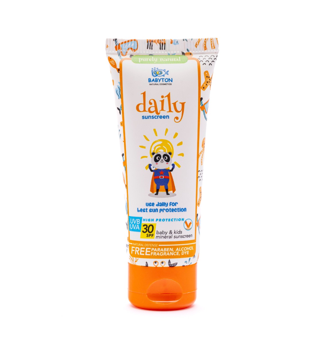 Babyton Přírodní opalovací krém Daily SPF30 100 ml Babyton