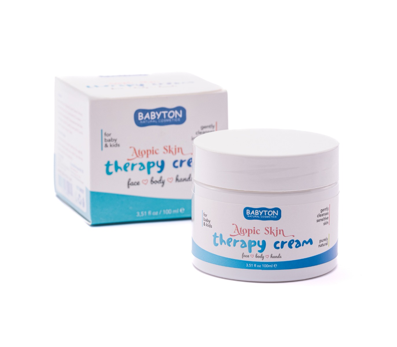 Babyton Přírodní pečující krém Atopic 100 ml Babyton
