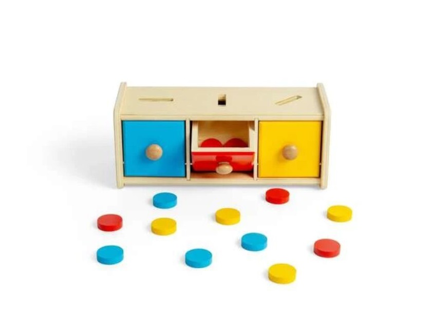 Bigjigs Toys Třídění podle barev 16 ks Bigjigs Toys