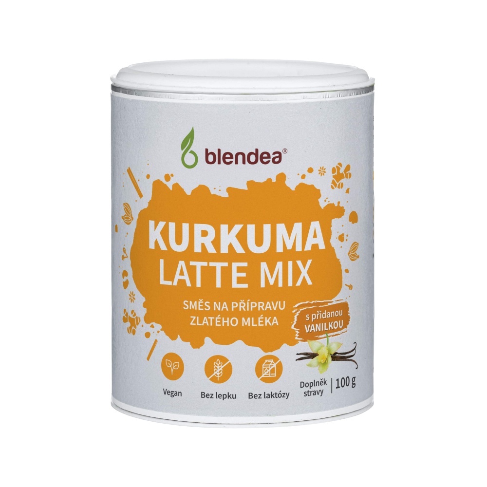 Blendea Kurkuma Latte Mix Vanilka 100 g Blendea