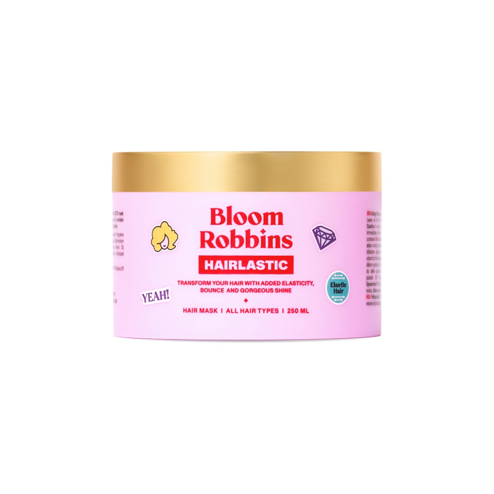 Bloom Robbins Maska na podporu elasticity vlasů s ricinovým olejem 250 ml Bloom Robbins