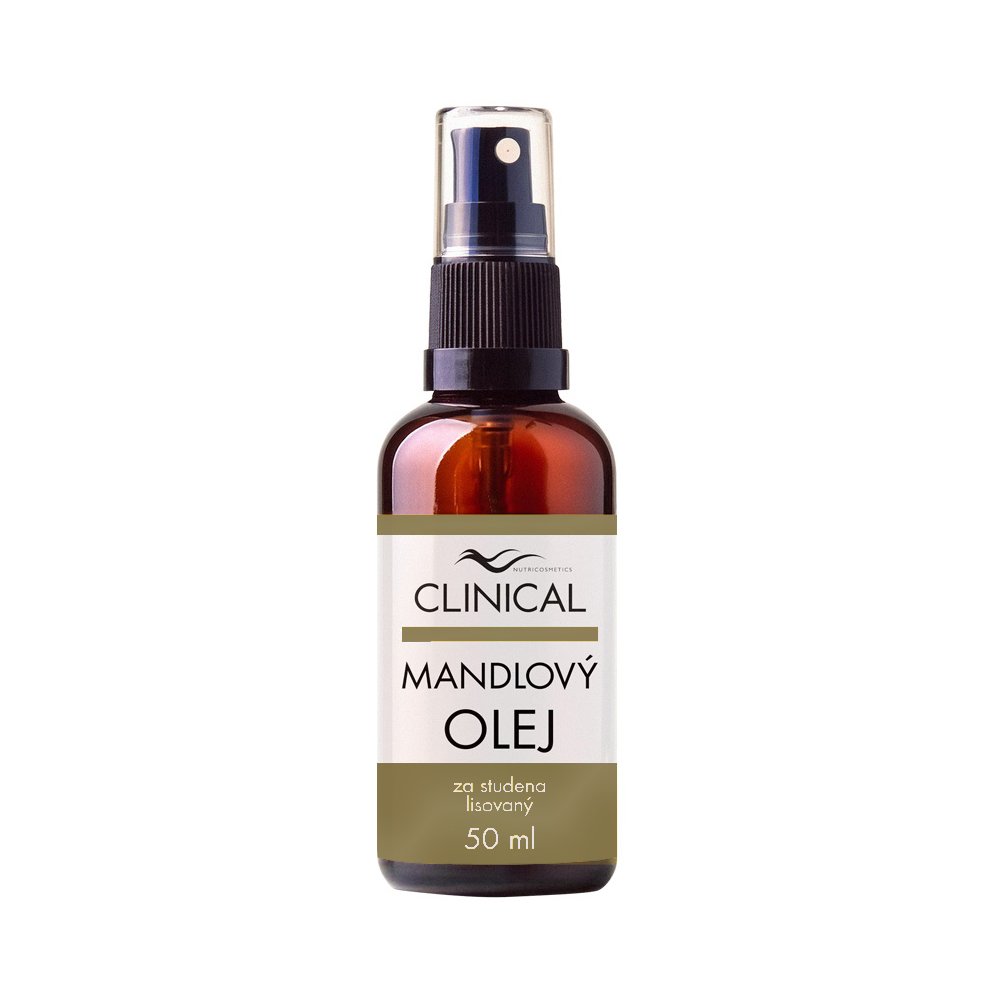 Clinical Mandlový olej za studena lisovaný 50 ml Clinical