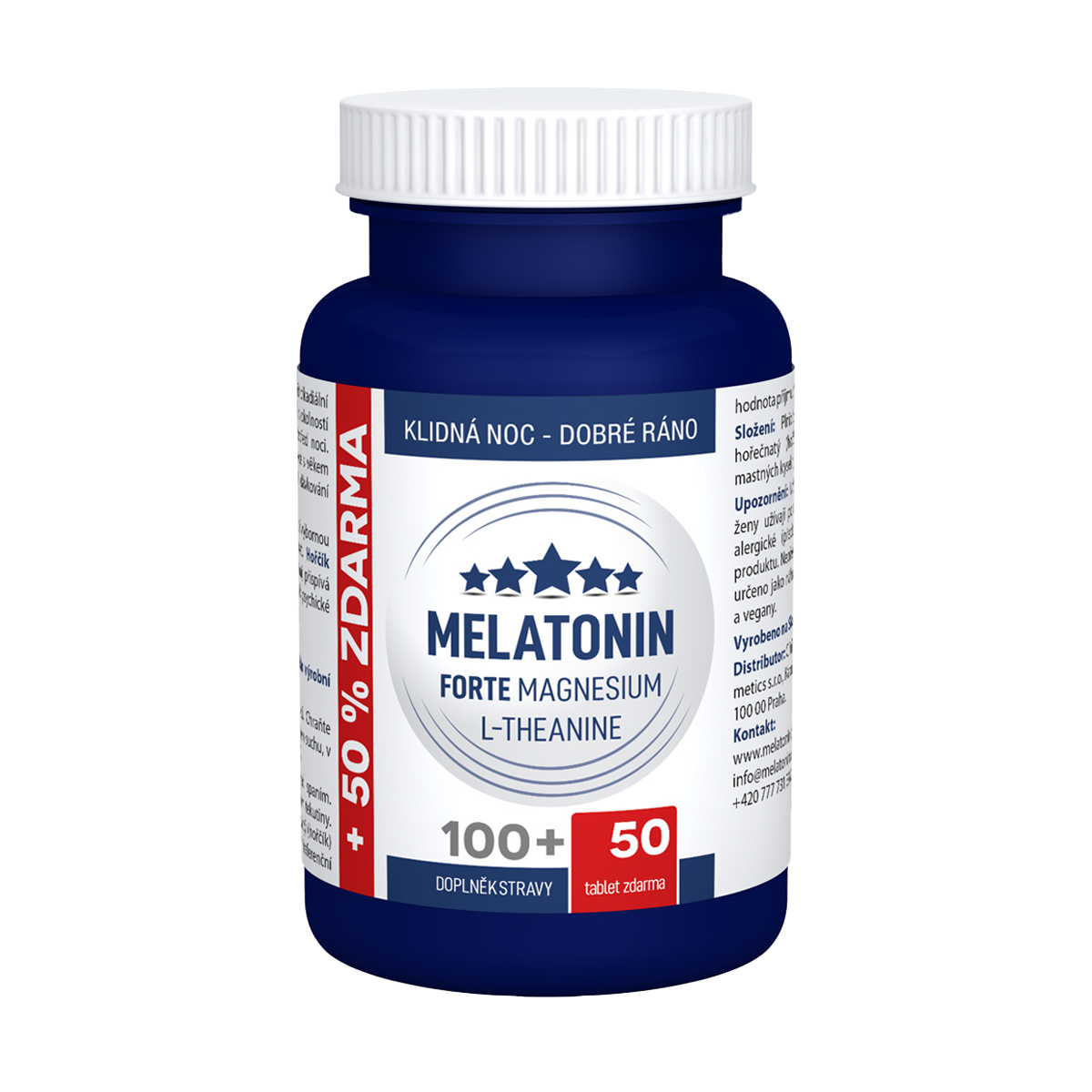 Clinical Melatonin Forte Magnesium L-Theanine 100+50 tablet Clinical
