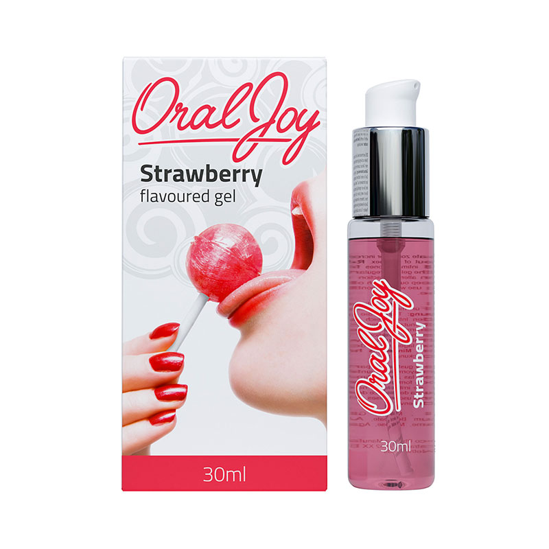 Cobeco Ochucený gel - Oral Joy Strawberry Cobeco