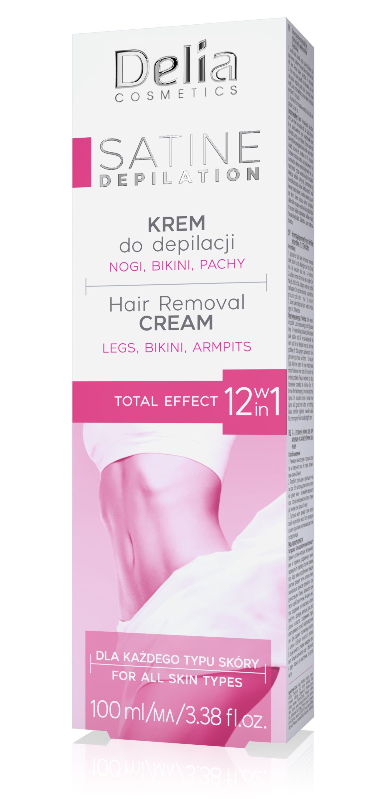 Delia Satine depilační krém 12v1 100 ml Delia
