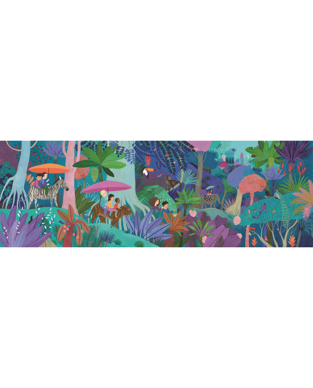 Djeco Puzzle Dětská procházka - 200 pcs Djeco