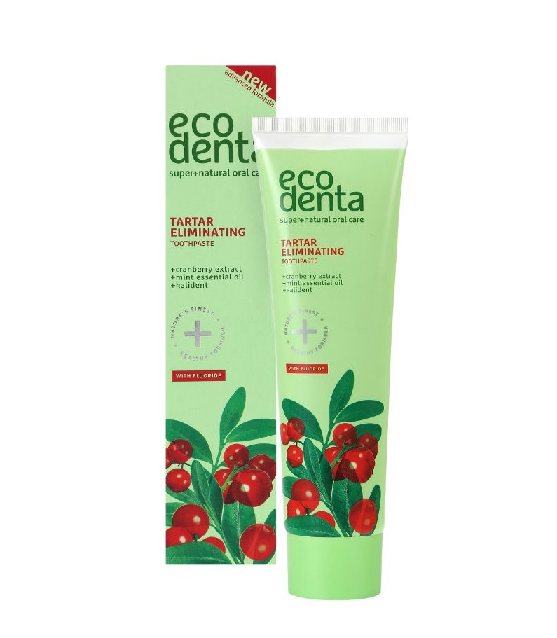 ECODENTA Osvěžující zubní pasta 2v1 proti zubnímu kameni 100 ml ECODENTA