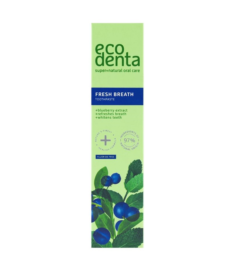 ECODENTA Zubní pasta Svěží dech s extraktem z borůvek 100 ml ECODENTA