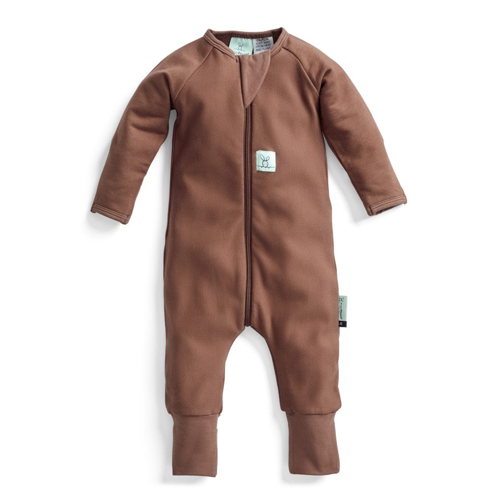 Ergopouch Overal na spaní organická bavlna Layers Cocoa 3-6 m