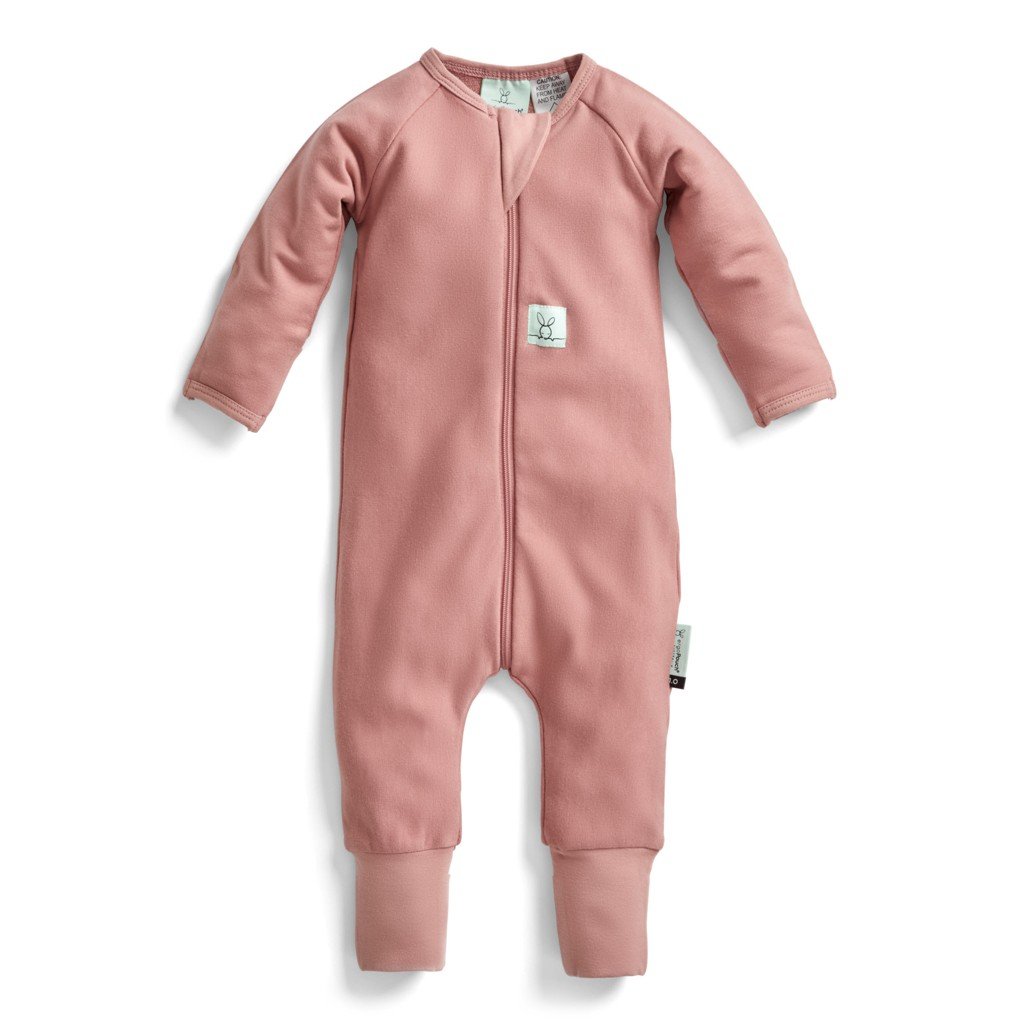 Ergopouch Overal na spaní organická bavlna Layers Rose 3-6 m