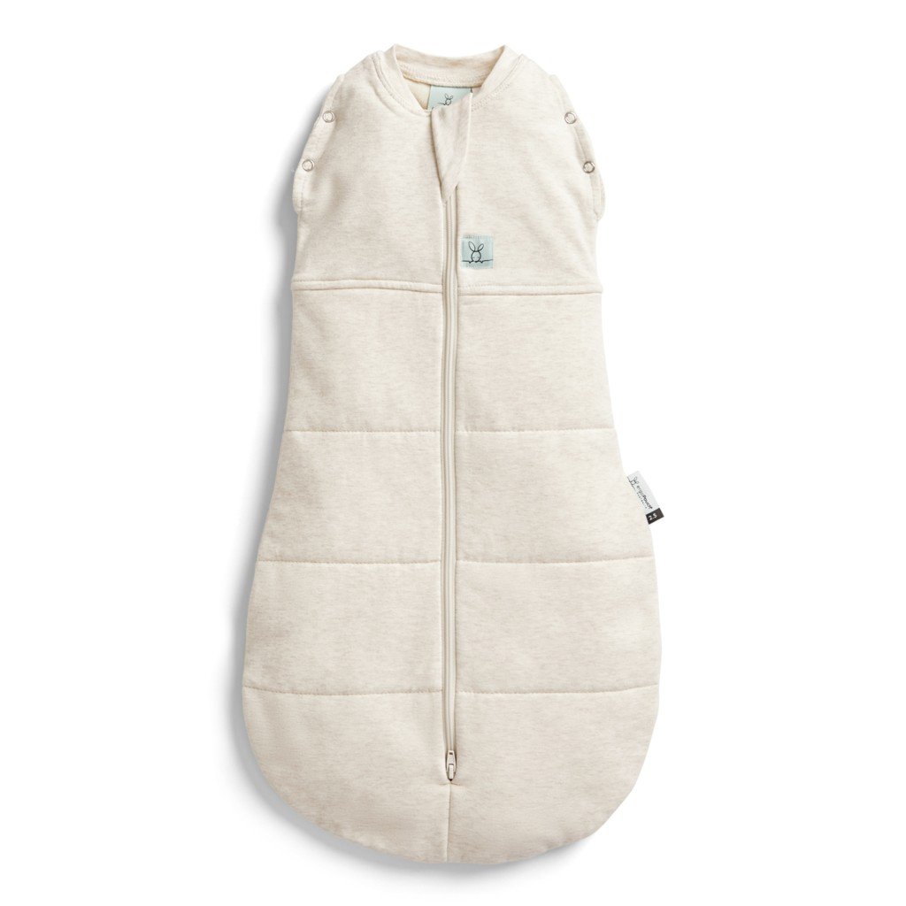 Ergopouch Zavinovačka a pytel na spaní 2v1 Cocoon Oatmeal Marle 6-12 m
