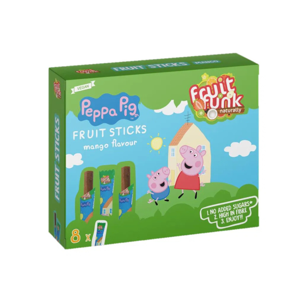 Fruitfunk Prasátko Pepa mangové ovocné tyčinky 8x10 g Fruitfunk