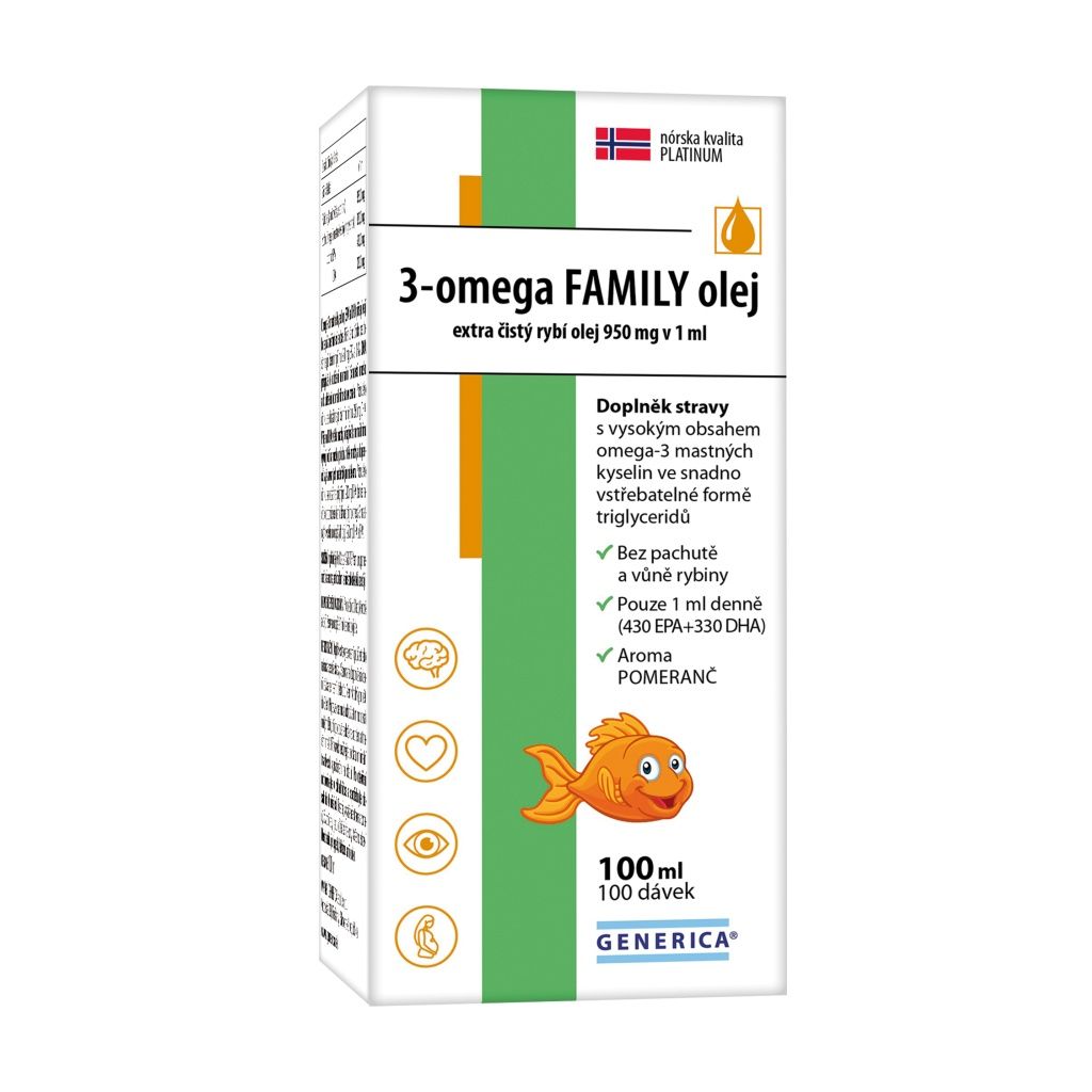 Generica 3-omega FAMILY olej 100 ml Generica