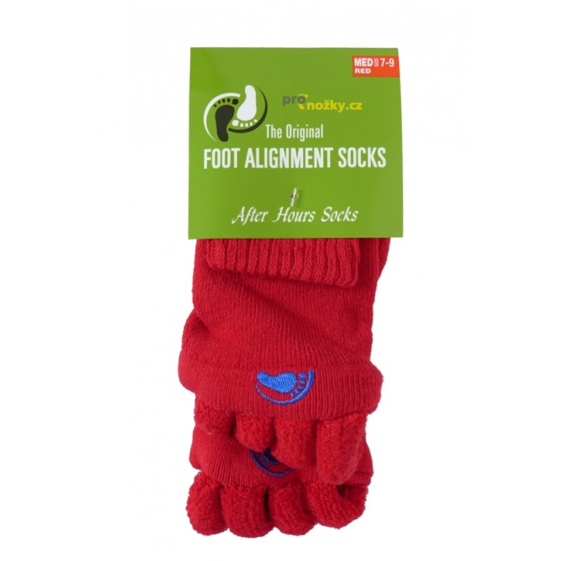 HappyFeet Adjustační ponožky Red vel. 39–42 1 pár HappyFeet