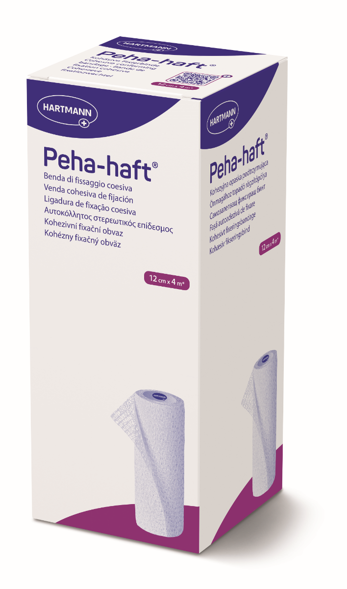 Hartmann PEHA-HAFT Obinadlo fixační kohesivní 12 cm x 4 m bílé Hartmann