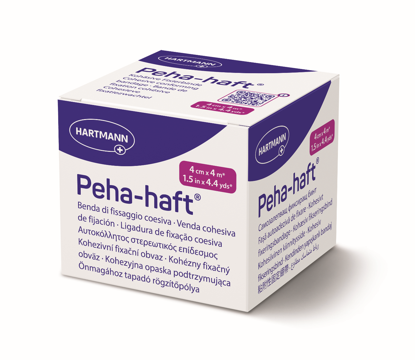 Hartmann PEHA-HAFT Obinadlo fixační kohesivní 4 cm x 4 m bílé Hartmann