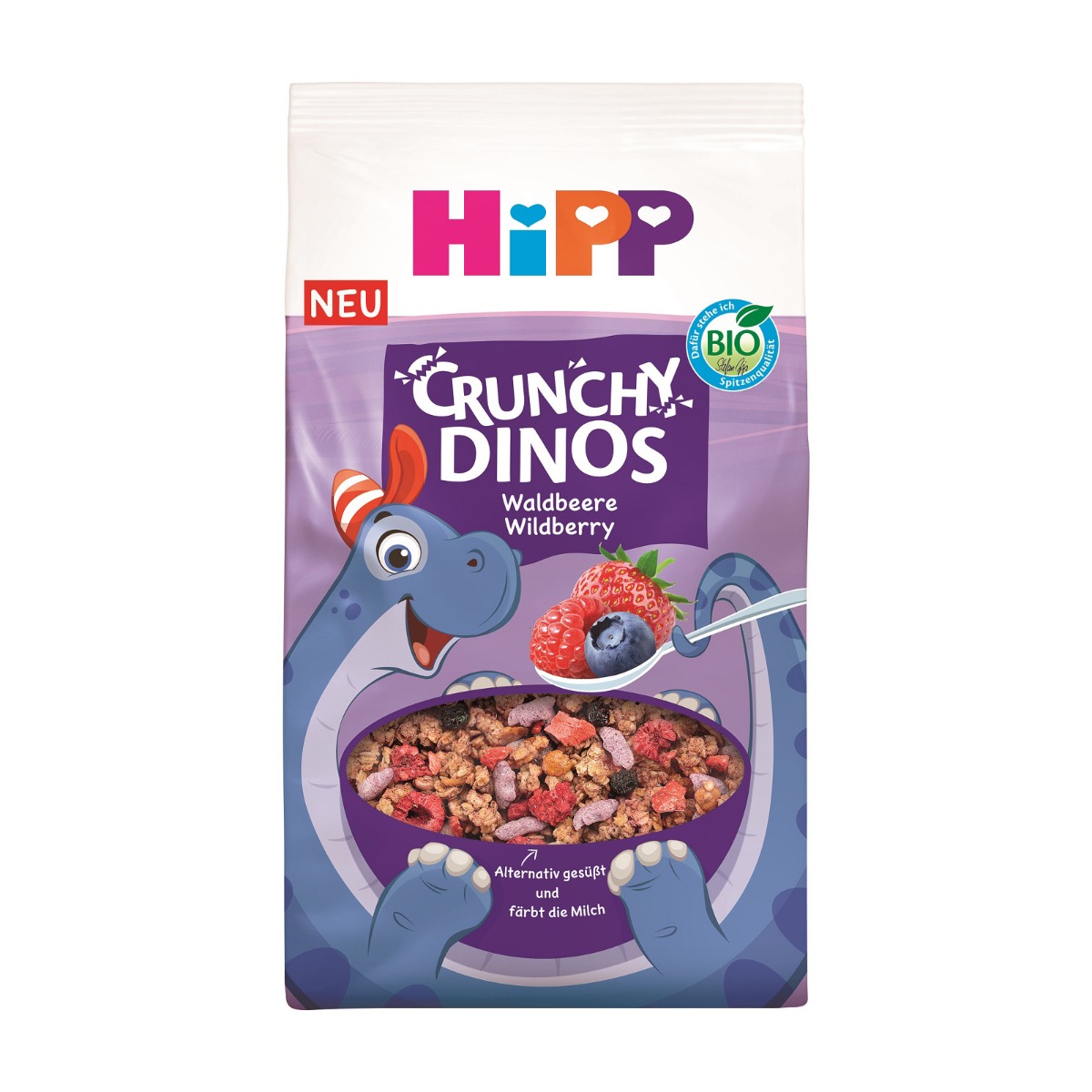 Hipp BIO Křupavé Dino müsli lesní ovoce 300 g Hipp