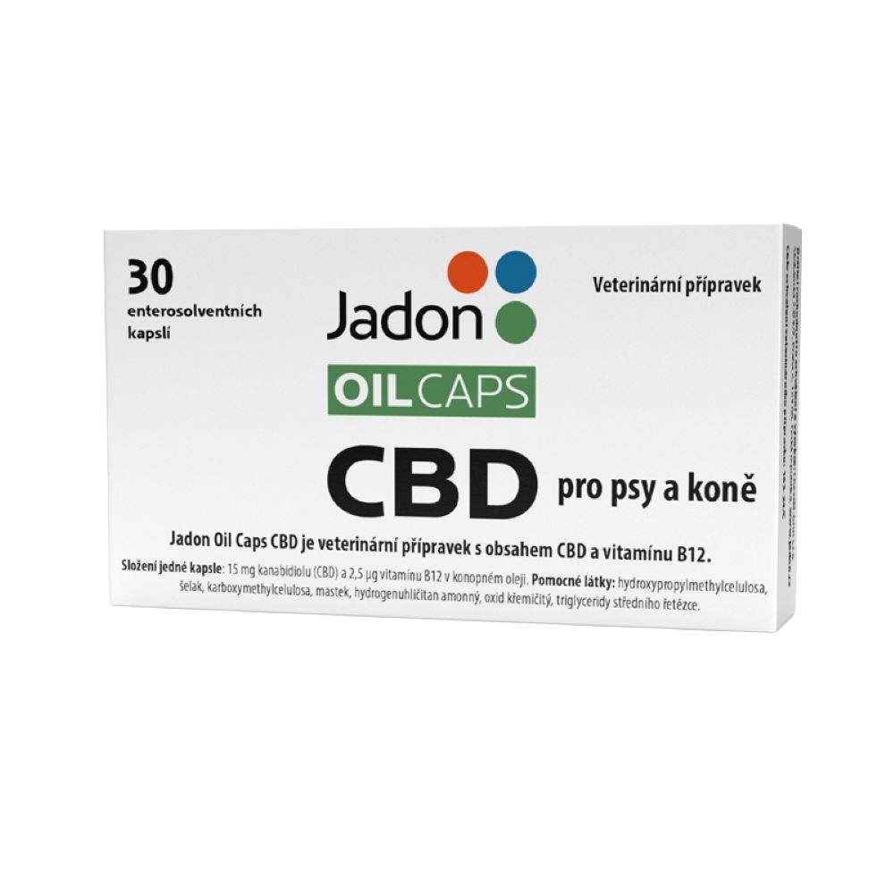 Jadon CBD pro psy a koně Oil caps 30 kapslí Jadon