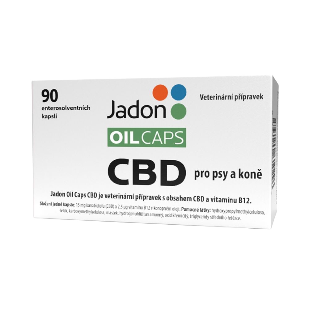 Jadon CBD pro psy a koně Oil caps 90 kapslí Jadon