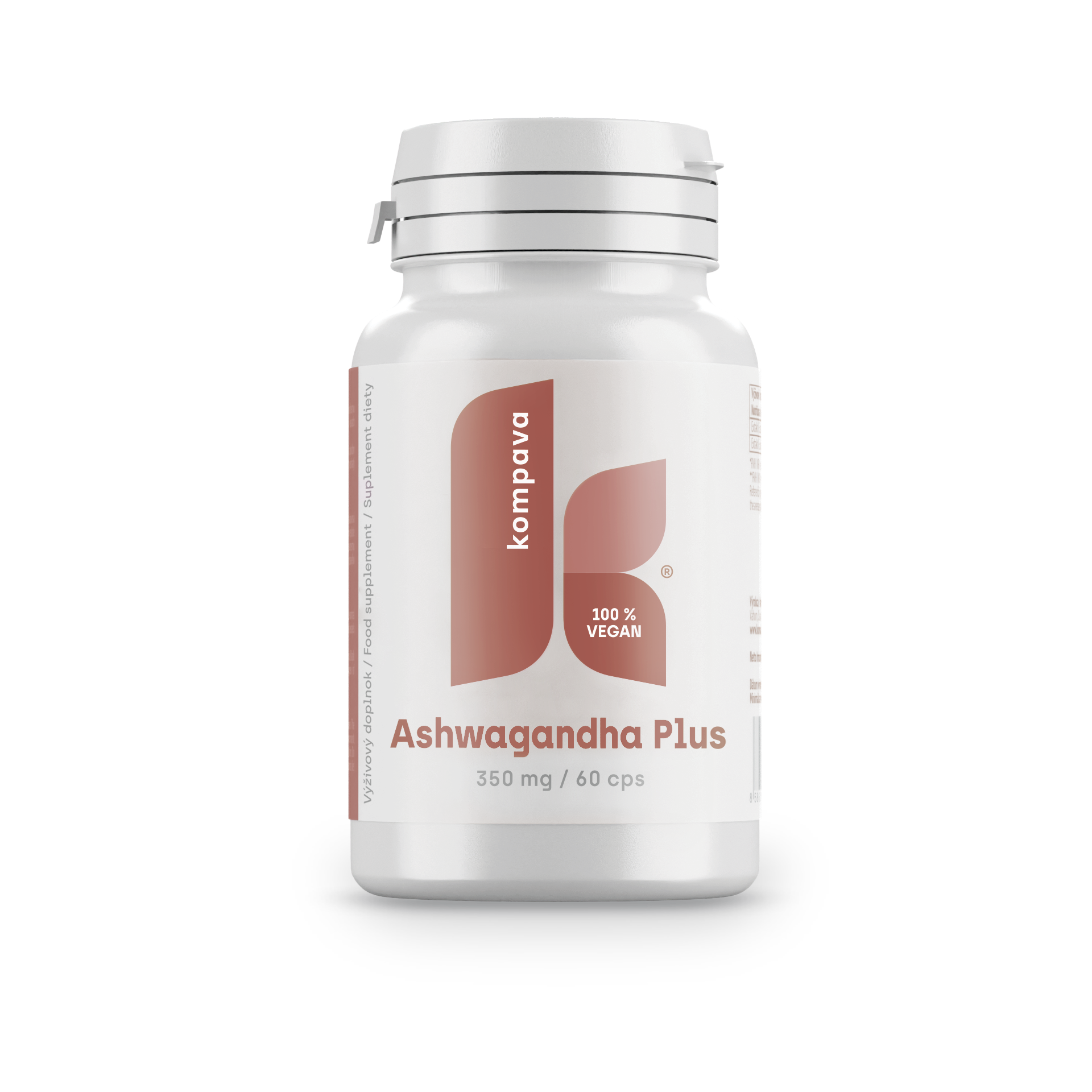 KOMPAVA Ashwagandha Plus 60 kapslí KOMPAVA