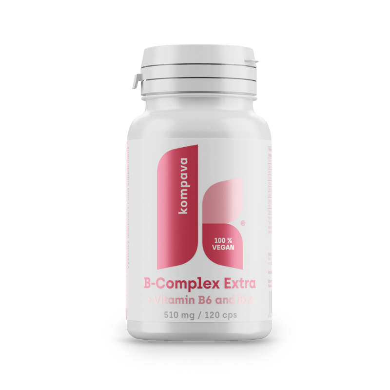 KOMPAVA B-komplex Extra 510mg/120 kapslí KOMPAVA