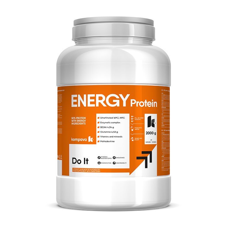 KOMPAVA ENERGY Protein 2000g ananas-kokos KOMPAVA