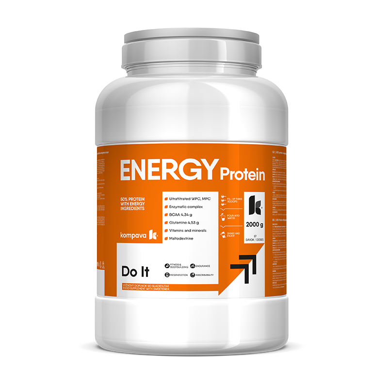 KOMPAVA ENERGY Protein - jahoda 2000g KOMPAVA
