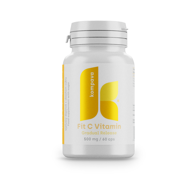 KOMPAVA Fit C Vitamín 500 mg/60 kps KOMPAVA