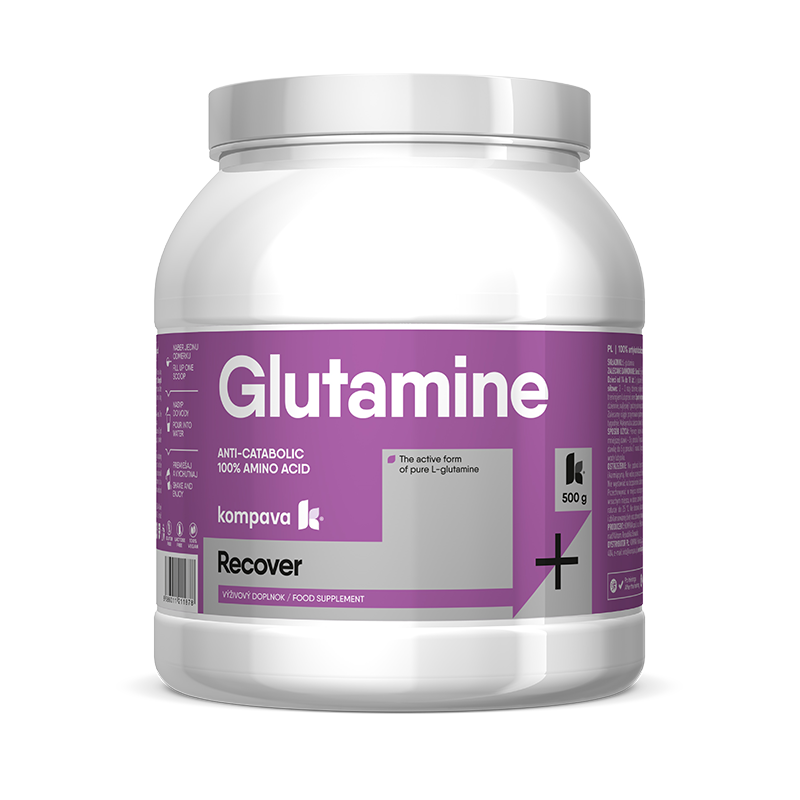 KOMPAVA Glutamin prášek 500g KOMPAVA