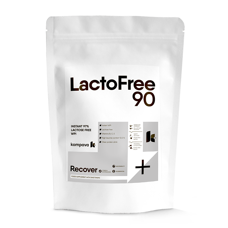 KOMPAVA LactoFree 90 čokoláda-banán 1000g KOMPAVA
