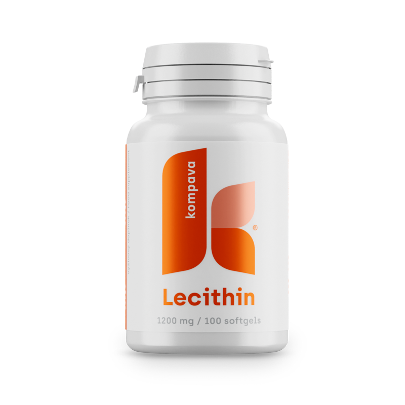 KOMPAVA Lecitin 1200mg/100kapslí KOMPAVA