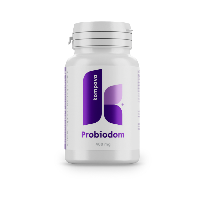 KOMPAVA Probiodom 400 mg 60 kapslí KOMPAVA