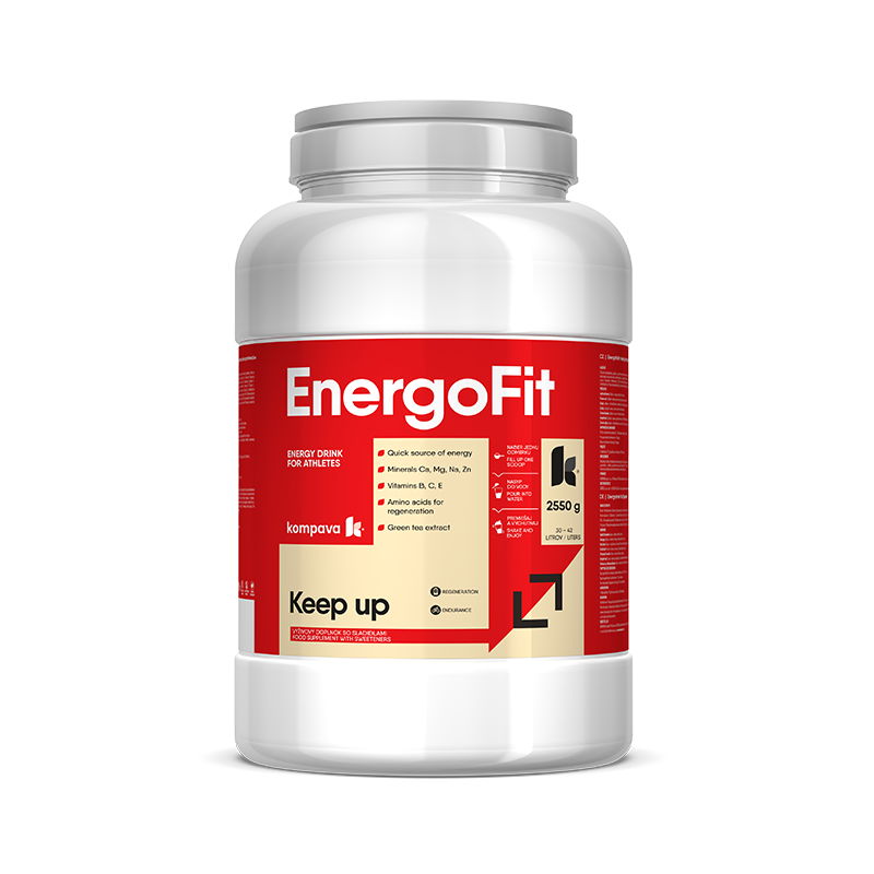 KOMPAVA Sportovní energetický nápoj  EnergoFit 2550g citron- limetka KOMPAVA