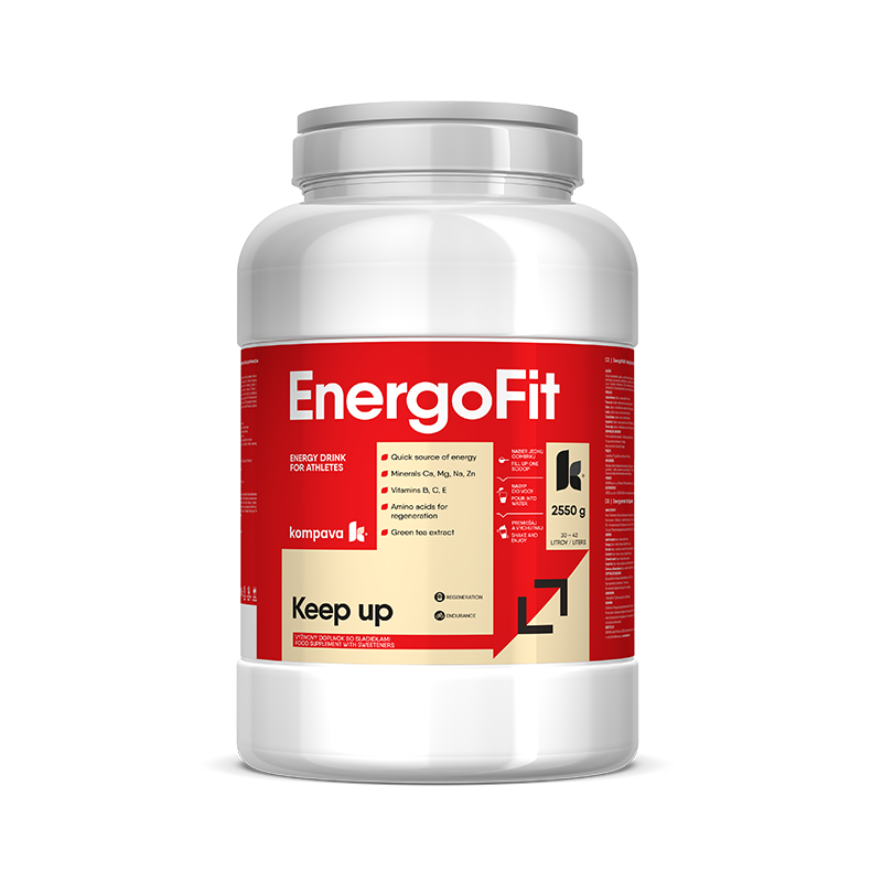 KOMPAVA Sportovní energetický nápoj EnergoFit 2550g višeň KOMPAVA