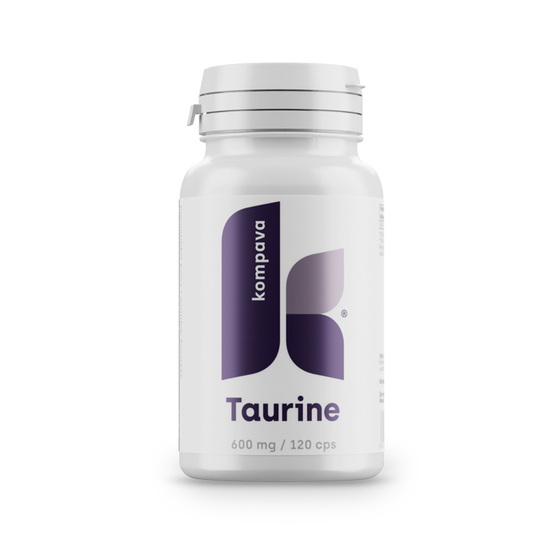 KOMPAVA Stimulant Taurin 600 mg/120 kapslí KOMPAVA