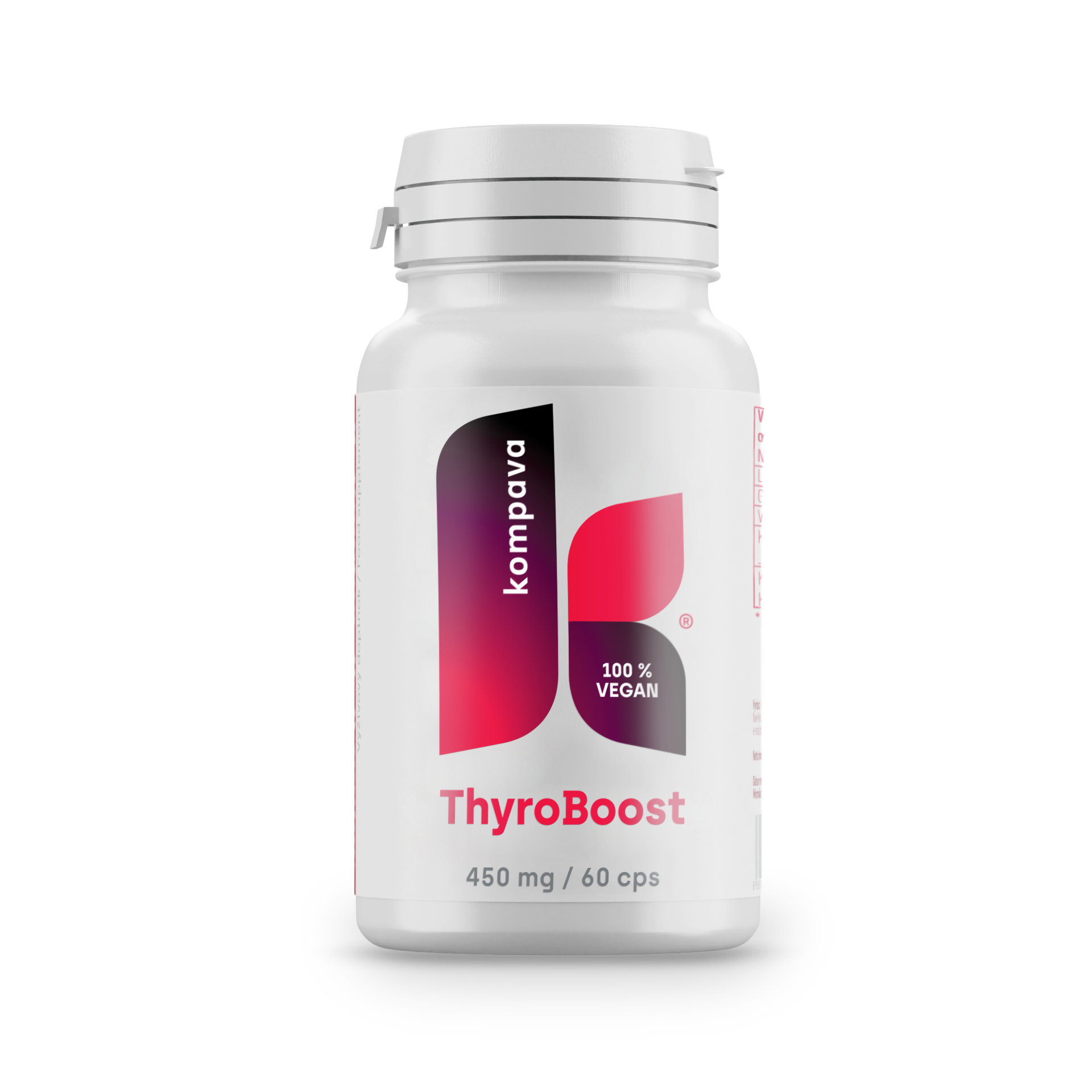 KOMPAVA ThyroBoost 450 mg/60 kps KOMPAVA